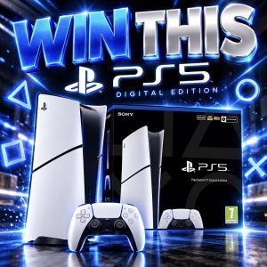 Win A Sony PS5 Digital £100 Playstation Giftcard #1
